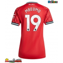 Camisa de Futebol Manchester United Bryan Mbeumo #19 Equipamento Principal Mulheres 2025-26 Manga Curta